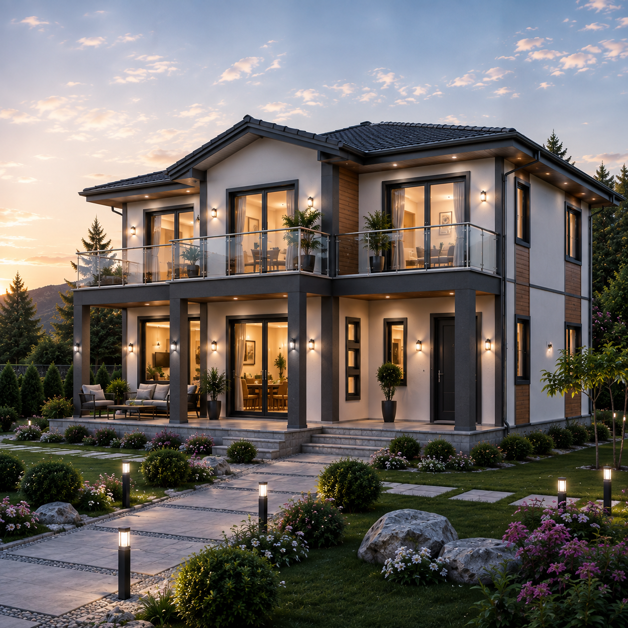 Çift Katlı Prefabrik Konutlar